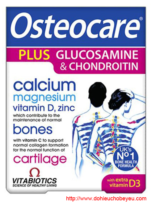 Osteocare-Plus-Glucosamine-&-Chondroitin - Viên uống bổ xung canxi