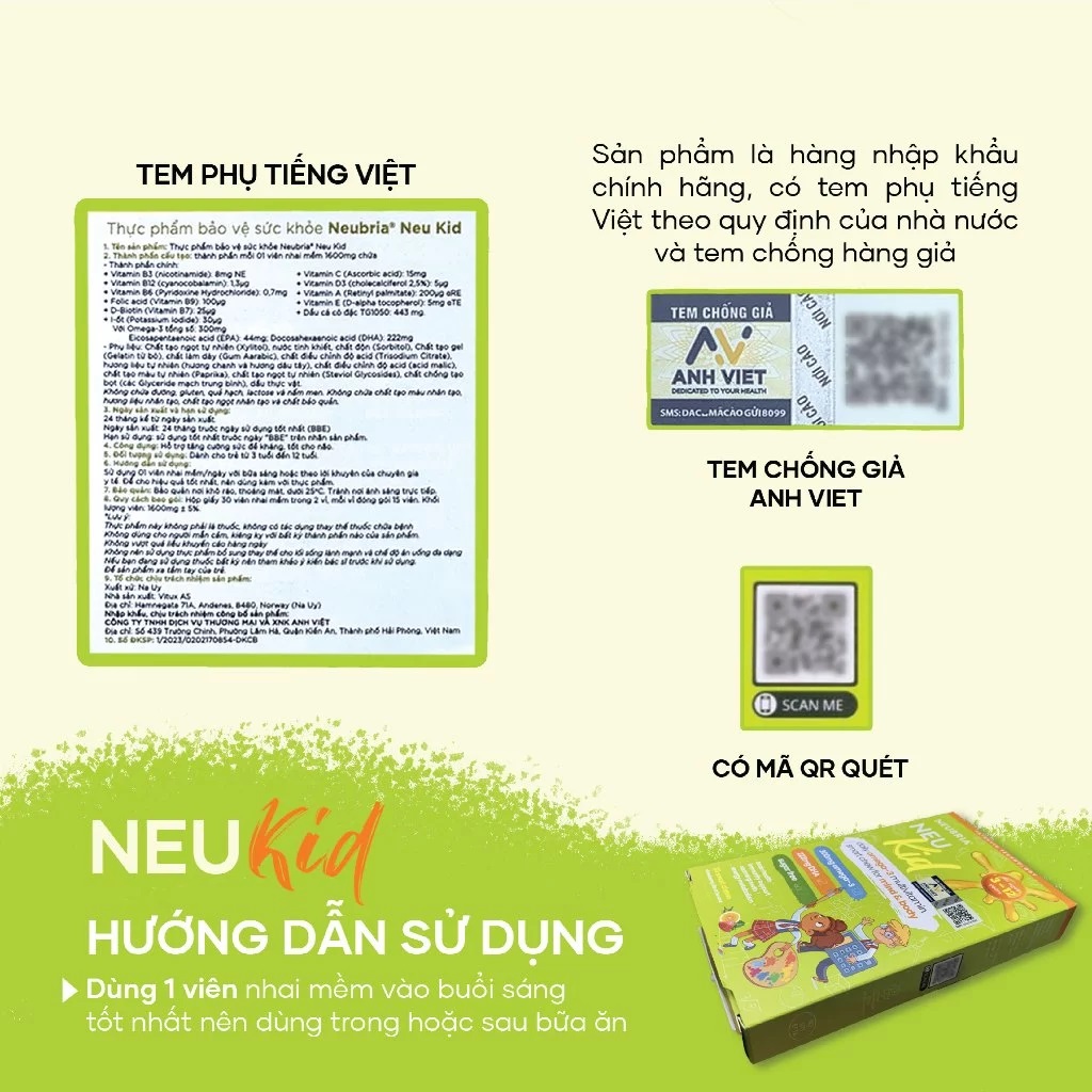 Neu Kid Multivitamin Plus Omega-3