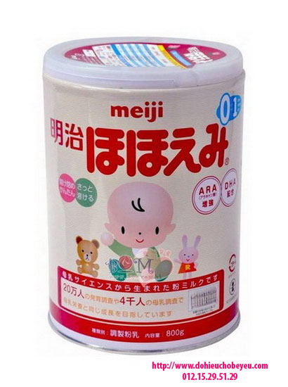 Sữa Meiji số 0 giúp bé phát triển toàn diện